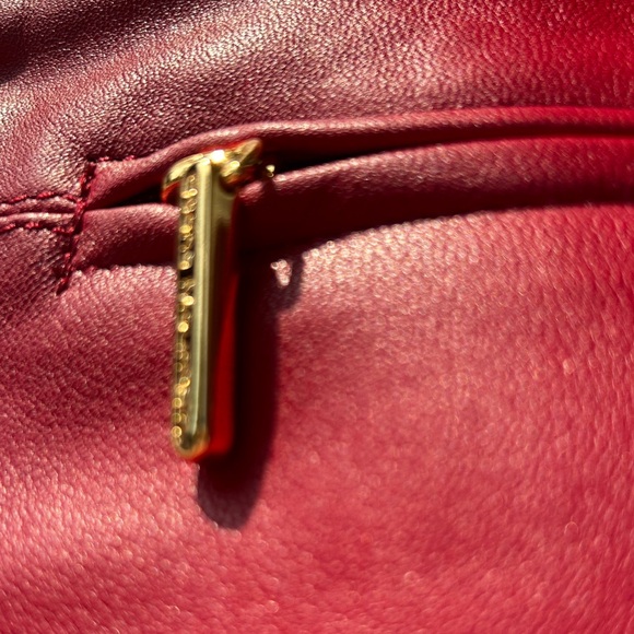 Vintage Stone Mountain Red Leather‎ Classic Clutch - Picture 6 of 13